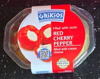 Red Cherry Pepper Filled With Cream Cheese