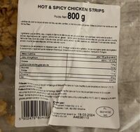 Hot & spicy chiken strips