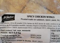 Spicy chicken wings