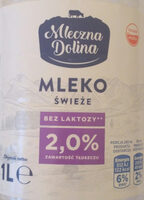 Mleko świeże bez laktozy 2,0%