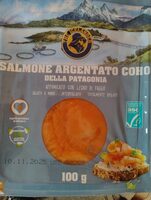 Salmone argentato coho della Patagonia