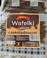 Wafelki w polewie o smaku czekoladowym