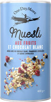 Meusli Fruits et Chocolat Blanc