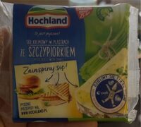 Ser kremowy w plastrach ze szczypiorkiem