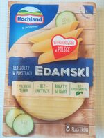 Edamski ser żółty w plastrach