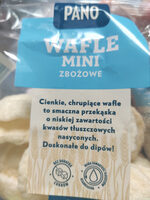 Wafle mini, zbożowe