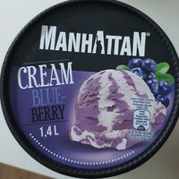 Ice Cream with Blueberry and Cream flavor