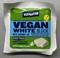 Vegan white block