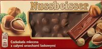 Nussbeisser czekolada mleczna z całymi orzechami laskowymi