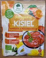Ekologiczny kisiel mniszek z pomarańczą