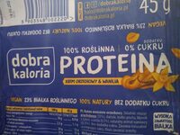 Baton proteina krem orzechowy - wanilia