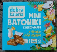 Mini batoniki z nerkowcami o smaku pina colada
