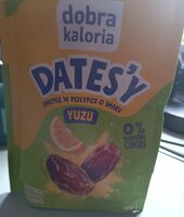 Daktyle w posypce o smaku yuzu