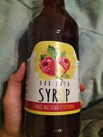 Syrop o smaku malinowo-cytrynowym