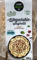 Wegańskie spagetti z sosem carbonara