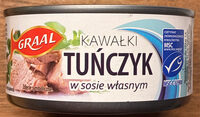 Tuńczyk kawałki w sosie własnym