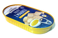Fillets of mackerel in vegetable oil