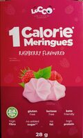 1 Calorie Meringues Raspberry Flavoured