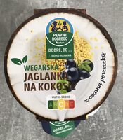 Wegańska jaglanka na kokosie
