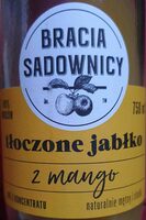 Bracia Sadownicy tłoczone jabłko z mango - sok tłoczony z jabłek z przecierem z mango