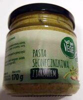 Pasta słonecznikowa z jarmużem