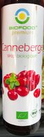 Sirop Biologique De Canneberge