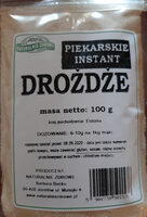 Drożdże piekarskie instant, suche