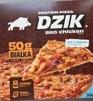Protein pizza BBQ chicken flavor