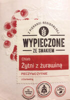 Chleb żytni z żurawiną