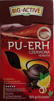 Herbata czerwona Pu-Erh o smaku cytrynowym