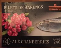 Filet de harens aux cramberries