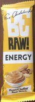 BeRAW energy peanut butter raw snack