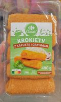 Krokiety z kapustą i grzybami