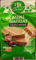 Mini wafelki orzechowe