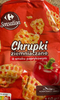 Chrupki ziemniaczane o smaku paprykowym