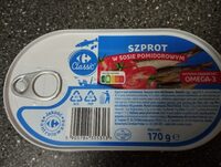 Szprot w sosie pomidorowym