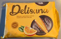 Biszkopty z galaretką w polewie