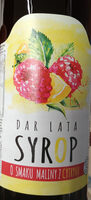 Syrop o smaku maliny z cytryną