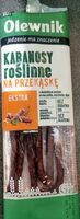 Kabanosy roślinne na przekąskę