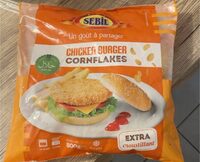 Chicken burger cornflakes