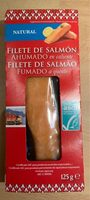 Filete de salmón ahumado en caliente
