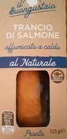 Trancio di salmone affumicato a caldo