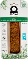 Deli trancio di salmone affumicato a caldo aneto