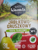 Bezpośredni sok jabłkowo-gruszkowy