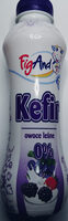 Kefir owoce leśne 0% tłuszczu