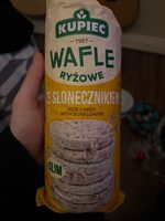 Rice cakes with sunflower