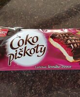 Čoko piškoty s příchutí lesního ovoce