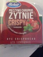 Pieczywo Chrupkie Zytnie CRISPY z pomidorami i bazylią