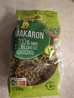 Makaron z zielonego groszku