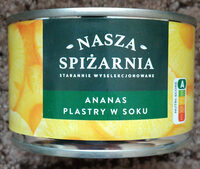 Ananas plastry w soku